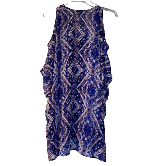 Show Me Your Mumu swimsuit coverup purple blue women sz S - Picture 3 of 4